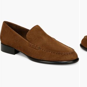 Vince Tan Suede Loafers